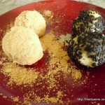 Satsuma-imo Kibi Dango (Dango de Milhete com Batata-Doce)